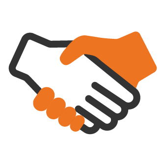 Icon hand shake